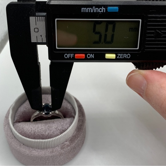 14K Sapphire and Diamond Ring - Picture 9 of 10